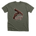 Y.P.O., a Heather Military Green Premium Unisex Tee