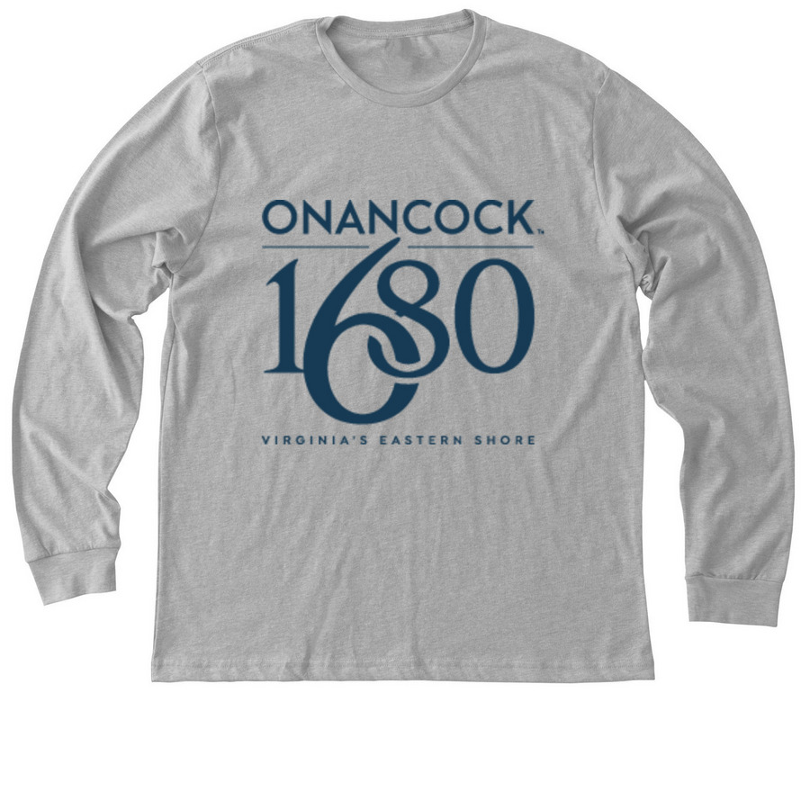 Town of Onancock Shirts, a Athletic Heather Premium Long Sleeve Tee