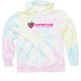 Courtney's Kids Sweatshirts, a Sunset Swirl Tie Dye Pullover Hoodie