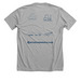 The Flag., a Athletic Heather Premium Unisex Tee (back-view)