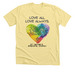 Love All&nbsp;, a Heather Yellow Gold Premium Unisex Tee