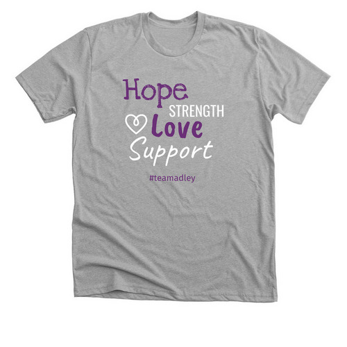 #TeamAdley, a Athletic Heather Premium Unisex Tee