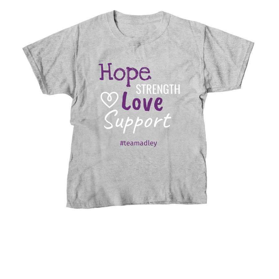 #TeamAdley, a Sport Grey Youth Unisex Tee