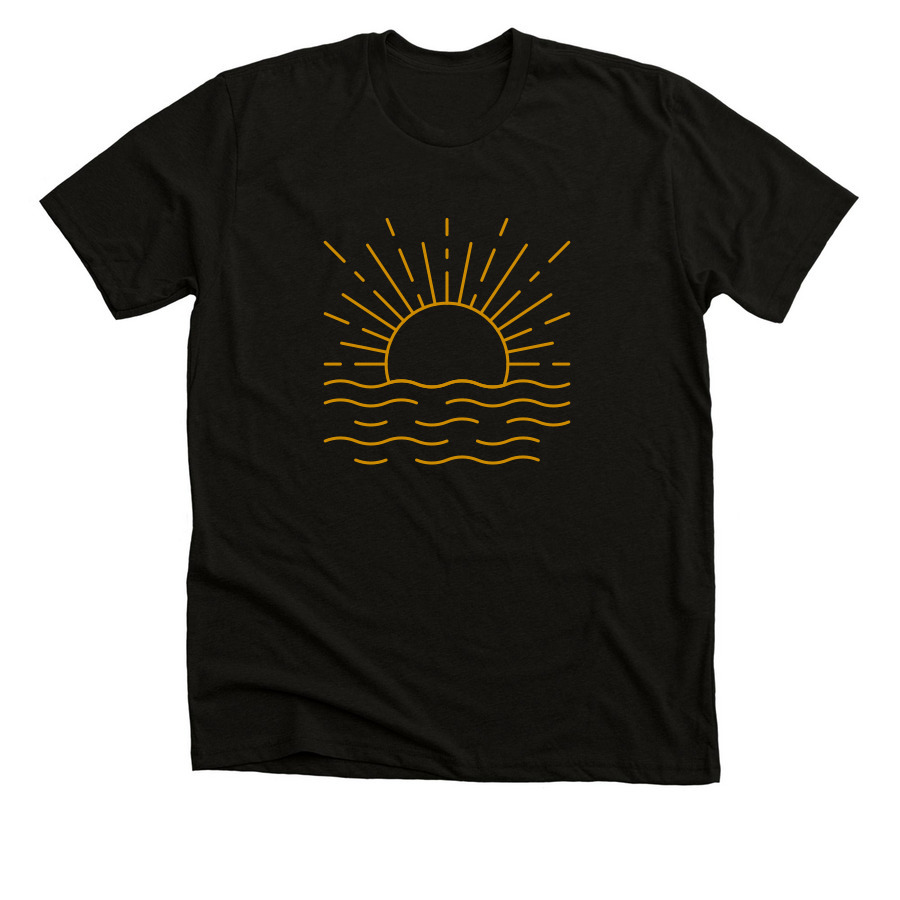 Sunny Shines!, a Solid Black Blend Premium Unisex Tee