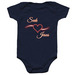 SEEK JESUS - INFANT&nbsp;, a Navy Infant Onesie