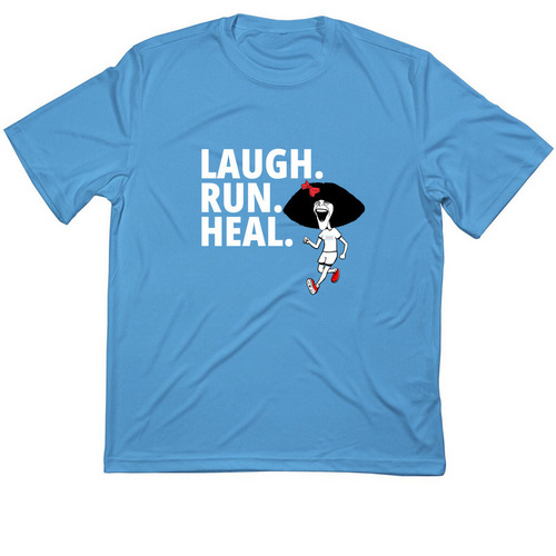 Team Gilda '26: Laugh. Run. Heal., a Carolina Blue Classic Performance Tee