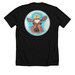 2026 Art with Animals Shirt, a Solid Black Blend Premium Unisex Tee (back-view)