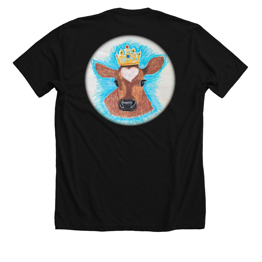 2026 Art with Animals Shirt, a Solid Black Blend Premium Unisex Tee (back-view)