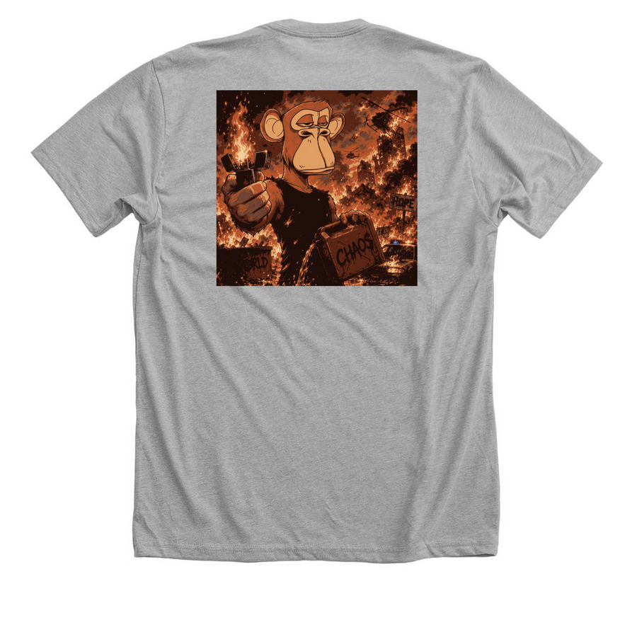 Alchemist Contract Fake signature&nbsp;, a Athletic Heather Premium Unisex Tee (back-view)