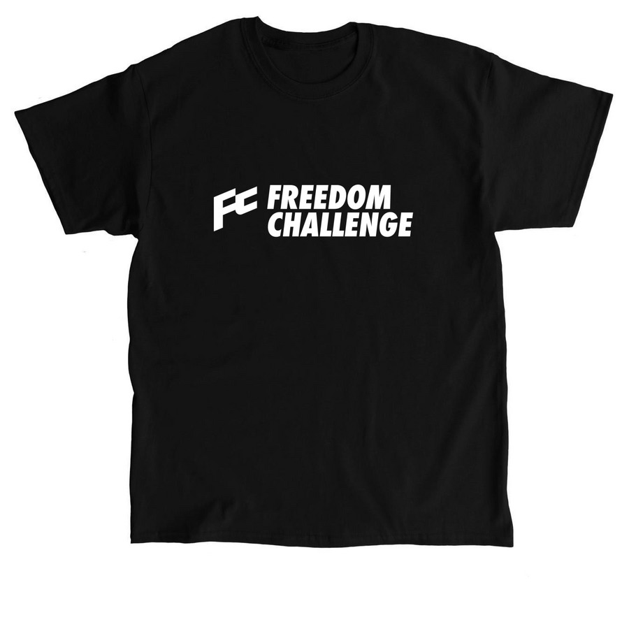 Freedom Challenge, a Black Classic Unisex Tee