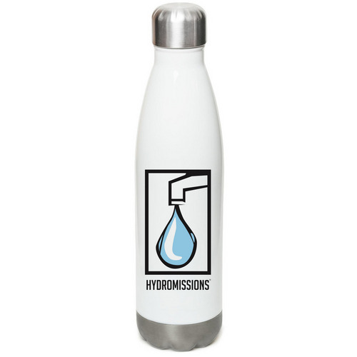 Travel Water Bottle, a White Stainless Steel Water Bottle