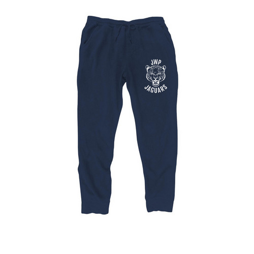 JWP Spirit Wear: Pants, a Classic Navy Midweight Fleece Joggers