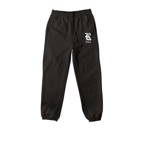 RICE DANCE PANTS, a Black Premium Heavyweight Jogger