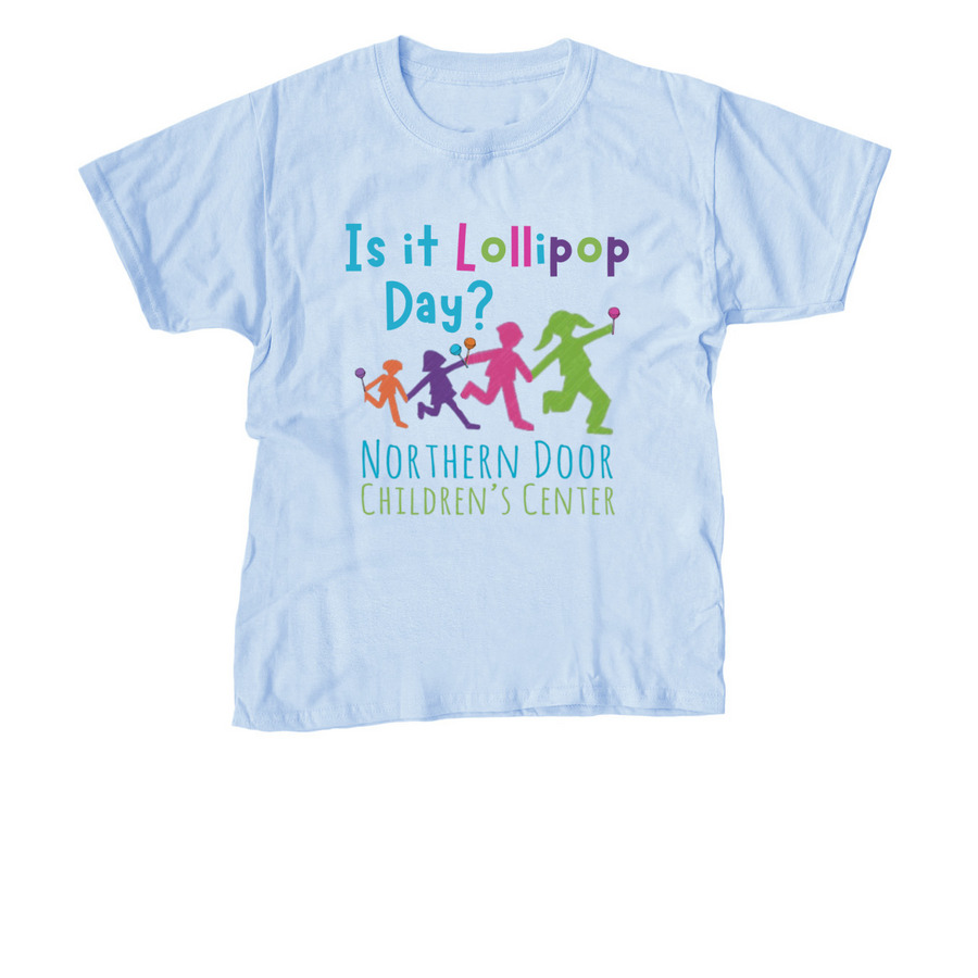 Lollipop Day! (Kids + Adults), a Light Blue Youth Unisex Tee