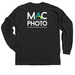 MAC Photography Apparel, a Black Classic Long Sleeve Tee (back-view)