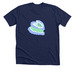 Hate on a Cake, a Solid Navy Blend Premium Unisex Tee