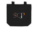 SCP Logo Tote, a Black Organic Cotton Tote Bag