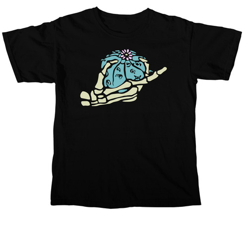 Lophophora blooms, a Black Comfort Colors Unisex Tee
