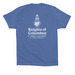 2026 KofC #18427 Council Tee, a Columbia Blue Premium Cotton Tee (back-view)
