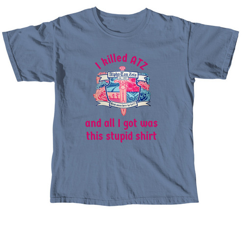 Funny ATZ Closing Shirt, a Blue Jean Comfort Colors Unisex Tee