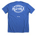 NYG vs ALS, a Heather True Royal Premium Unisex Tee (back-view)