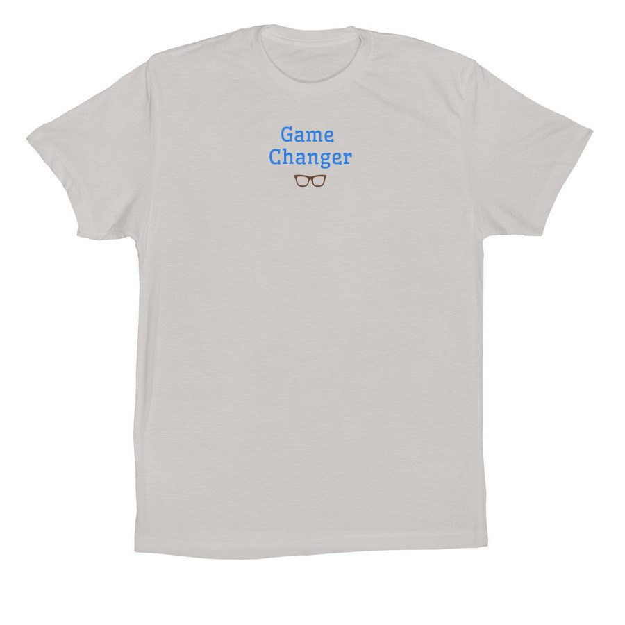 Simple Game Changer, a Solid Athletic Grey Premium Cotton Tee