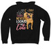 Trouble Never Looked So Cute, a Black Premium Pullover Hoodie (back-view)
