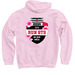 Full medal back(et), a Light Pink Pullover Hoodie (back-view)