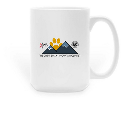 The Great Smoky Mountain Cluster, a White Large Coffee Mug