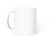 I Prayed Coffee Mugs, a White Coffee Mug (back-view)