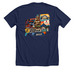 Greater Mid-South APHON, a Solid Navy Blend Premium Unisex Tee (back-view)