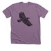 Swirl Crow, a Heather Purple Premium Unisex Tee