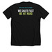 OPE! MSRD Shirt, a Solid Black Blend Premium Unisex Tee (back-view)