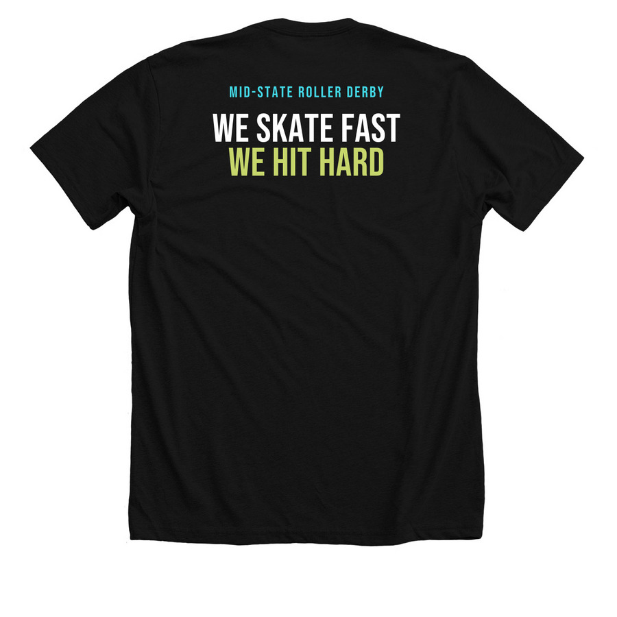 OPE! MSRD Shirt, a Solid Black Blend Premium Unisex Tee (back-view)