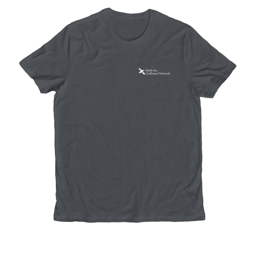SSGN White Logo, a Terrain Grey Allmade Organic Cotton Unisex Tee