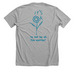 Kate's Bright Light, a Athletic Heather Premium Unisex Tee (back-view)