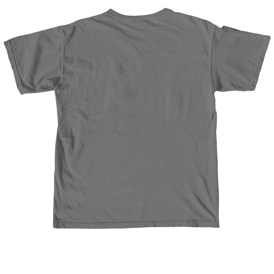 Golf Icons, a Grey Comfort Colors Unisex Tee (back-view)