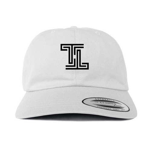 White Baseball Cap, a White Printed Classic Baseball Cap