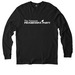 VPP Shirts (White Logo), a Deep Black Allmade Organic Cotton Long Sleeve Tee