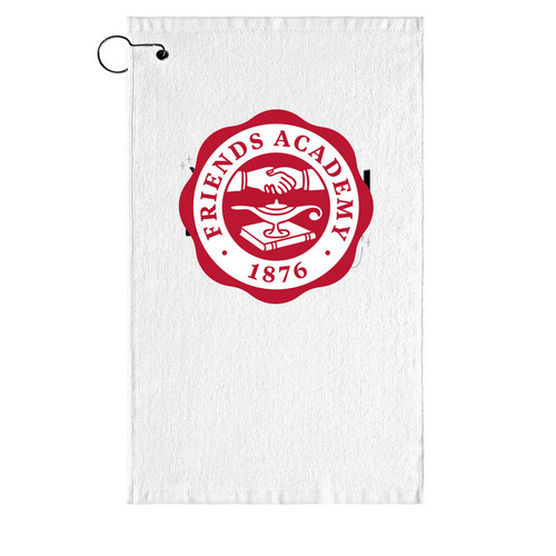 Seal golf towel, a White Golf Towel