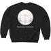Fearlessly Authentic, a Black Softstyle Crewneck Sweatshirt (back-view)