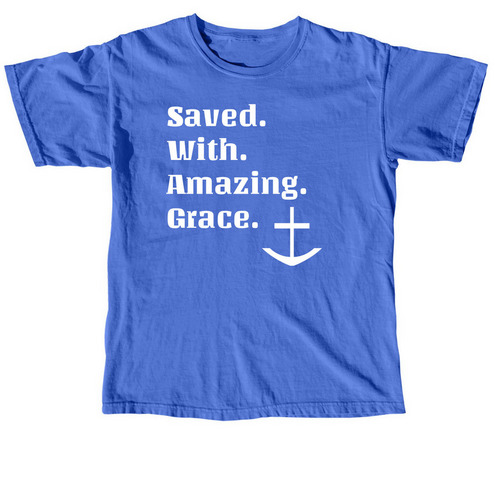 S.W.A.G., a Flo Blue Comfort Colors Unisex Tee