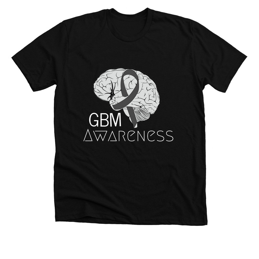 GBM Awareness #3- 9-2026, a Solid Black Blend Premium Unisex Tee