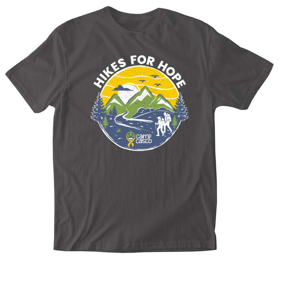 Hikes For Hope Shirts, a Charcoal Softstyle Cotton Tee