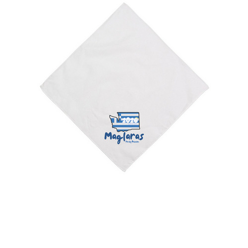 Maglaras Bandana, a White Cotton Bandana