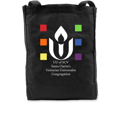 UUSCV Tote Bag, a Black Recycled Cotton Tote Bag