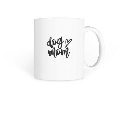 Dog Mom Mug, a White Coffee Mug