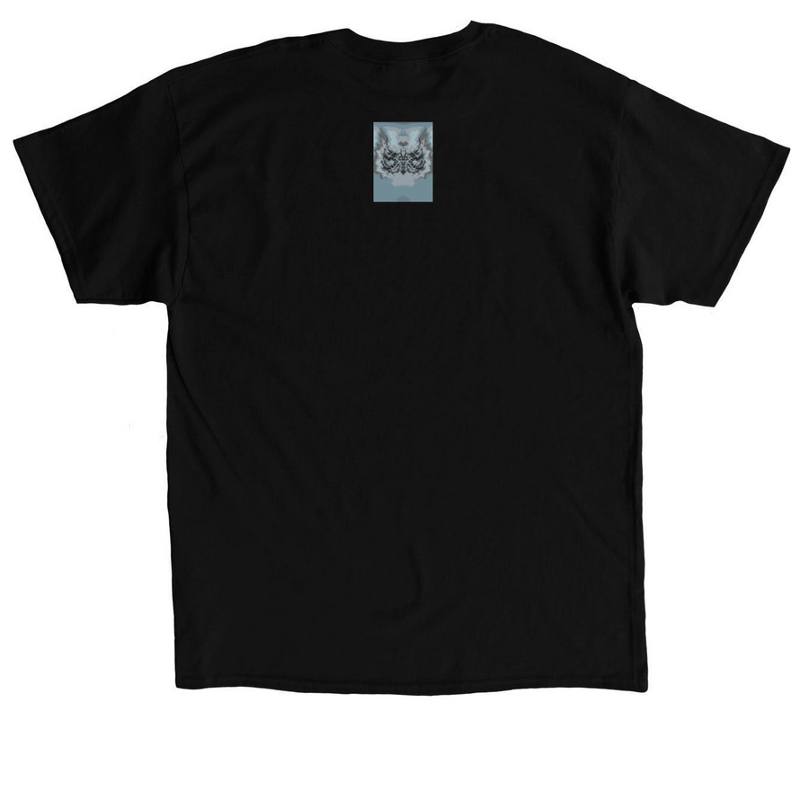 QuEeN, a Black Classic Unisex Tee (back-view)