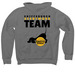 SNIFFSBURGH TEAMS, a Deep Heather Premium Pullover Hoodie (back-view)