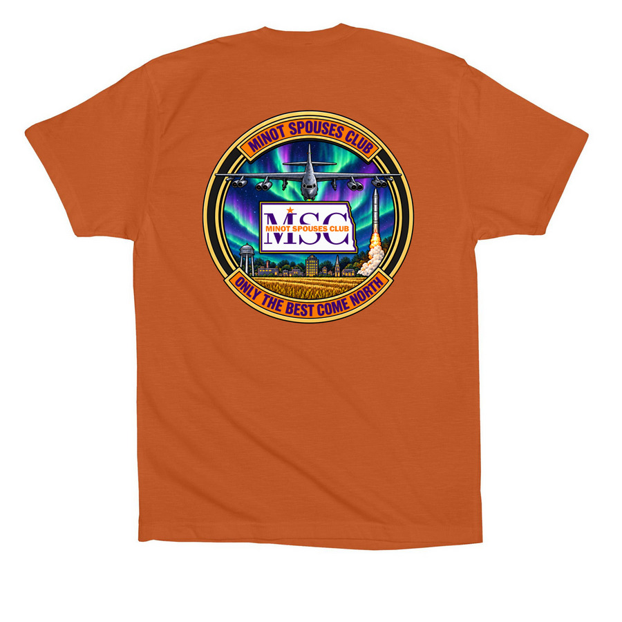 Morale Patch Northern Lights Edition, a Autumn Premium Cotton Tee (back-view)